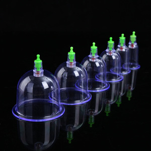 Hijama Set bekam rumah tangga, Set cangkir penyedot vakum, kaleng pijat badan 6 buah - Product Image 6