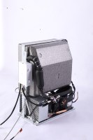 Congélateur vertical à panneau de commande numérique certifié CE, à porte unique, refroidissement par air, température unique, usage commercial, en acier inoxydable