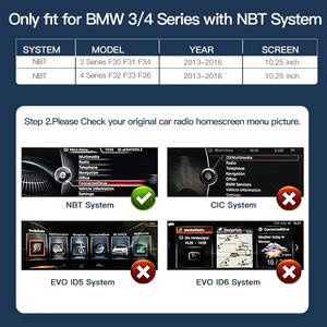 Không dây 10.25 ''carplay <span class=keywords><strong>Android</strong></span> tự động hiển thị màn hình cảm ứng cho BMW 3/4 Series F30 F31 F32 F33 F36 NBT không dây Carplay Adapter - Product Image 3