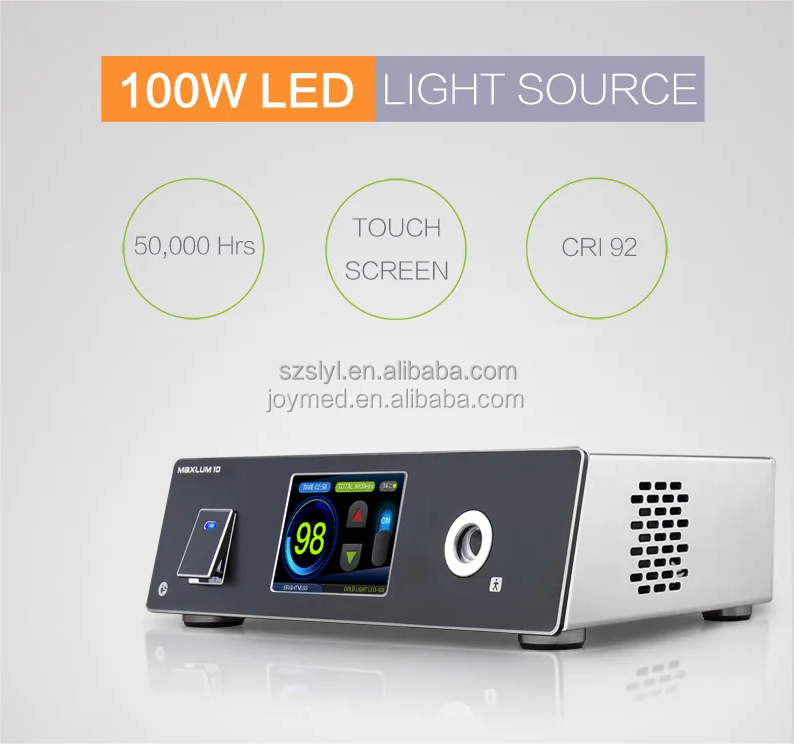 Portable HD Endoscope Camera System LED light Source 100W Endoscope Light Source