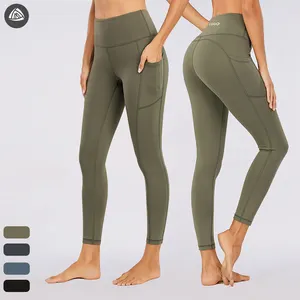 Setelan Legging dan Atasan Crop, Setelan Atasan Atletik Off Shoulder Wanita