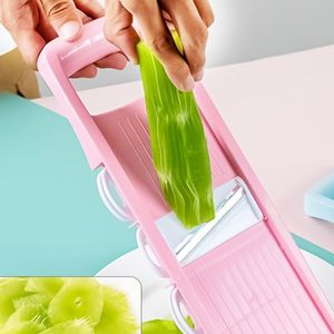 Coupe-légumes en acier inoxydable avec support, hachoir à légumes, <span class=keywords><strong>mandoline</strong></span>, trancheuse pour la <span class=keywords><strong>cuisine</strong></span> - Product Image 1