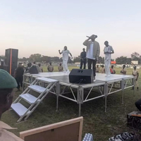 Escenario Portátil de Aluminio para Conciertos al Aire Libre con Montaje Rápido, Capacidad de Carga de 100 kg para Sistemas de Truss para Eventos