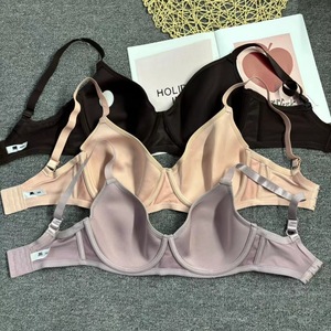 Lencería de encaje de lujo estilo corte francés, sujetador con tirantes bordado ODM ajustable, ropa interior sexy de poliamida y elastano con efecto masajeador. - Product Image 2