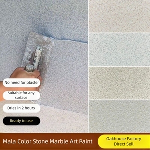Pintura de pared de porcelana cristalina Mara con textura de mármol y <span class=keywords><strong>arena</strong></span> de <span class=keywords><strong>color</strong></span> Reka para exteriores e interiores - Product Image 2