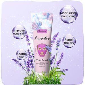 Fabrik Private Label Großhandel Hautpflege Natürliche <span class=keywords><strong>Gold</strong></span> milch Blume Rosa Shea butter Glitzernde Reinigung Schlamm Ton Gesichts maske - Product Image 5