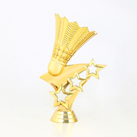 Composants de trophée de badminton en plastique durable de haute qualité DEMO – Prix moderne pour compétitions sportives et remises de diplômes