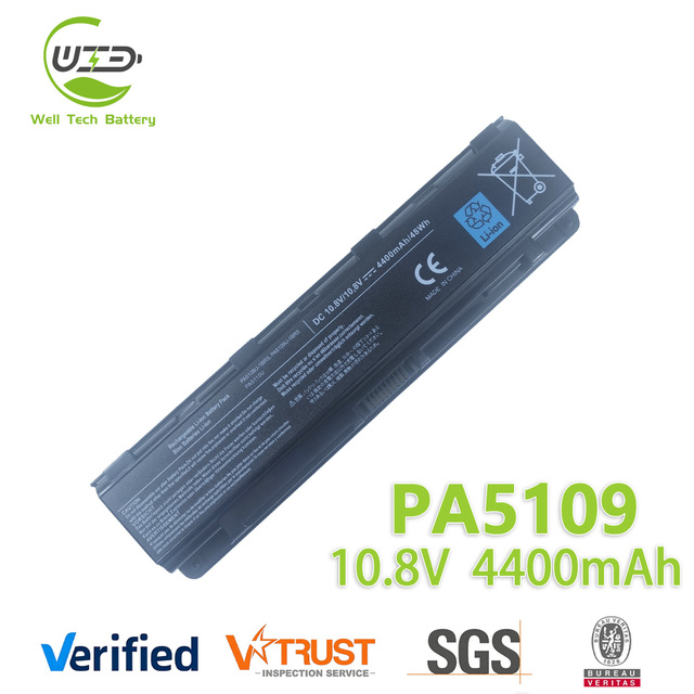 PA5108U-1BRS PA5109U-1BRS PABAS271 Laptop Battery Replacement for Toshiba Satellite C55DT C50T C70 C75DT C40 C45 C50 Series