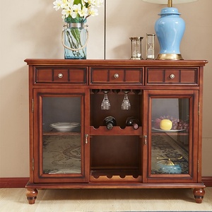 Solid Wood <strong>Meubles</strong> <strong>Buffet</strong> Tables with Storage Drawers and Doors for Living Room - Product Image 2
