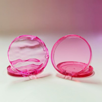 Capuchon de conception unique personnalisable vide surbrillance marque privée emballage de cosmétiques fermoir en plastique ouverture palette d'ombres à paupières