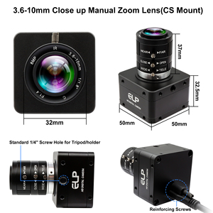 Caméra industrielle USB3.0 12MP, caméra UVC <span class=keywords><strong>1080P</strong></span> 230fps à fréquence d'images élevée, objectif zoom manuel 3,6-10 mm pour la surveillance de sécurité - Product Image 6