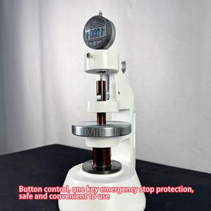 0.01 मिमी बटन नियंत्रण उपकरण कागज मोटाई परीक्षक कार्डबोर्ड मोटाई गेज - Product Image 2