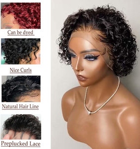 <span class=keywords><strong>Wig</strong></span> pendek keriting rambut manusia Afro pendek <span class=keywords><strong>Wig</strong></span> <span class=keywords><strong>Pixie</strong></span> rambut manusia tanpa renda depan <span class=keywords><strong>Wig</strong></span> rambut Brasil alami untuk wanita - Product Image 6