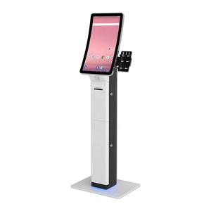 23.6 Inch Curved Screen Thermal <b>Printer</b> Android Win7-10 Linux Optional Self Payment Kiosk for Canteen Laundromat Bank Hospital - Product Image 1