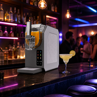 Machine à slush compacte pour comptoir, 1,9 L, machine à boissons glacées, écran tactile, 6 préréglages, machine à glace pilée pour la maison et le bar