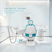 Fauteuil dentaire, fauteuil de traitement dentaire électrique, équipement de thérapie orale, siège dentaire motorisé pour usage en clinique dentaire