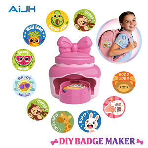 AiJH - Kit de Máquina para Hacer Botones y Colgantes de Mariposa 2 en 1, Juego de Manualidades para Niñas - Product Image 4