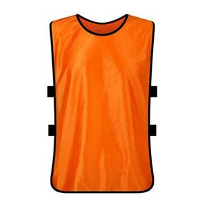 Chaleco de entrenamiento de fútbol Unisex promocional 100% poliéster al por mayor personalizado transpirable sublimado fútbol entrenamiento malla chalecos - Product Image 5