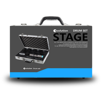 Panvotech vente en gros Instrument de musique UHF, 7 pièces, enregistrement, micro à tambour professionnel pour batterie