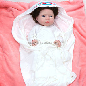 دمية طفل مولود من جديد مصنوعة يدويًا على شكل دمية واقعي وحديثي الولادة من السيليكون مقاس 18 بوصة - Product Image 6