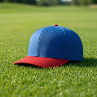 Cappellino da Baseball Sportivo Impermeabile Richardson 632 con Logo Personalizzato, Perforato al Laser, a 6 Pannelli, per Uomo
