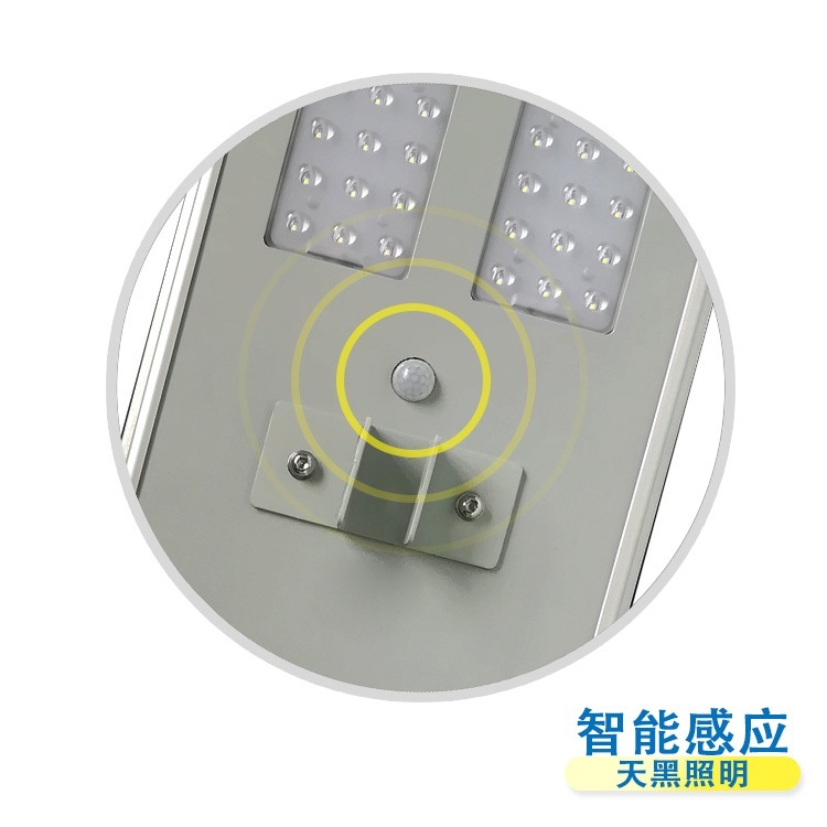 50Watt impermeable al aire libre de las lámparas de calle ip65 solar luces integradas
