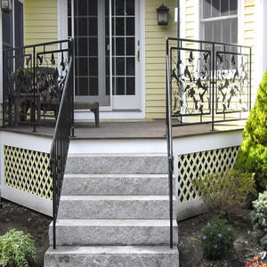 Balustrades et mains courantes galvanisées pour escaliers extérieurs, balcons et porches en fer forgé - Product Image 6