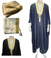 Robe islamique à manches courtes pour hommes, nouvelle collection 2025, vêtements de prière musulmans, style Dubaï, robe Jubbah, ensemble pour le Hajj et l'Omra, polyester