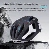 Casque de vélo demi-coque unisexe en PVC à trois couches avec bordure découpée, conception monobloc, fermeture magnétique, pour la conduite sur route toutes saisons 2026