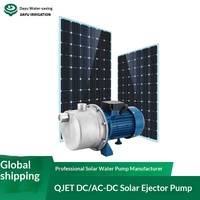 Pompe solaire à jet QJET à double usage DC/AC/solaire transfrontalière pour l'irrigation des puits et la surpression