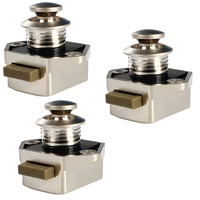 20 pièces/boîte Prix usine Style moderne Verrou de meuble mini à bouton-poussoir de 20 mm pour Bateau, Camping-car, Caravane, VR