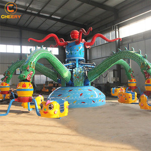 Manège de fête foraine Thème Fabricant : Grand Poulpe Rotatif pour Parc d'Attractions à Vendre - Product Image 5