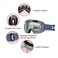 Nouveau OEM UV400 moto lunettes d'équitation coupe-vent masque de moto lunettes de sport lunettes de motocross