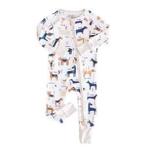 Combinaison pour bébé fille en bambou imprimé pêche RTS de haute qualité, vêtements pour enfants de 0 à 5 ans, bébé zippé - Product Image 3
