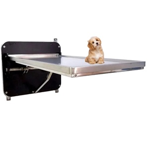Table pliante murale EUR VET gain de place 112x56cm en acier inoxydable 304, capacité 75kg, facile à nettoyer, pliable, ultra-mince 13cm <span class=keywords><strong>pour</strong></span> clinique - Product Image 3
