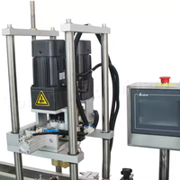 Máquina Tapadora Automática de 4 Ejes CDX-1, Tapadora de Alta Precisión para Botellas Redondas de PET y Vidrio, para Agua y Jugos