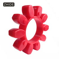 ZHIDE Vente Chaude En Caoutchouc Hexagonal Roue Plum Blossom Pad Fabrication En Gros Couplage Élastique Pad Joints
