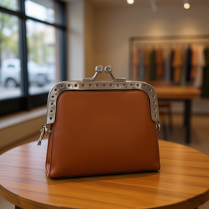 Chiusura a Scatto per Borsa 8Cm in Metallo con Finitura Liscia, Accessori per Borse - Product Image 2