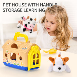 Maison <span class=keywords><strong>pour</strong></span> animaux de compagnie mignonne en peluche de volaille prenant soin du <span class=keywords><strong>chien</strong></span> de porc de cheval de bétail de compagnie avec le matériel amical - Product Image 4