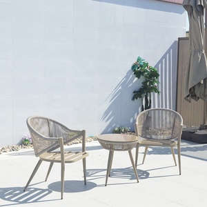 Conjunto de Muebles de Jardín Modernos para Balcón, Mesa de Centro y Sillas para Exteriores - Product Image 3