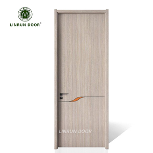 Hecho en China, puertas internas de madera maciza MDF, puerta de hotel de melamina de alta calidad, puertas interiores de madera insonorizadas para dormitorio - Product Image 1