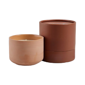 Cylindre recyclé papier kraft bougie papier Tube emballage carton boîte ronde Tube avec taille personnalisée - Product Image 3