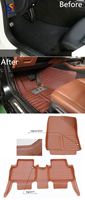 Accessoires intérieurs de voiture de haute qualité, anneau de fil en PVC, non en caoutchouc, tapis de sol de voiture 5D