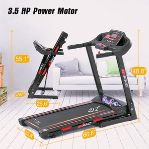1.5HP Heavy Duty Có Thể Gập Lại Mini Home Sử Dụng Máy Chạy Bộ Chuyên Nghiệp Máy Massage Quả Tạ Home Fitness Máy Chạy Bộ - Product Image 3