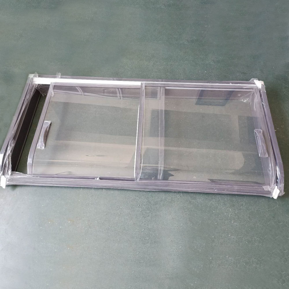 Высококачественная изогнутая стеклянная дверь из АБС-пластика для морозильных камер