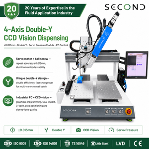 Robot distributeur de colle automatique CNC intelligent à commande PC, double axe Y, 4 axes, certifié CE, pour bureau - Product Image 1