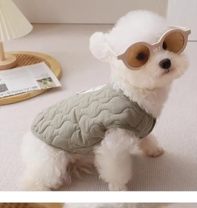Gilet per Cani Foderato in Pile Caldo, Giacca Invernale Regolabile Anti-Freddo Leggera per Tutte le Stagioni, per Pomeranian, Teddy, <span class=keywords><strong>Bichon</strong></span> e Cani di Piccola Taglia - Product Image 1