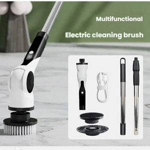 Brosse de <span class=keywords><strong>nettoyage</strong></span> électrique multifonctionnelle 10 en 1, brosse de <span class=keywords><strong>nettoyage</strong></span> électrique sans fil pour sols et salles de bain - Product Image 4