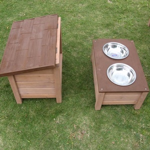 De Madera al aire libre Casa de perro perrera jaulas portátil para mascotas casas con perro - Product Image 3