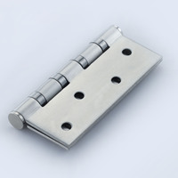 Charnière de porte plate en acier inoxydable 201 et 304 avec roulement à billes, design moderne, pour portes en plastique ou en bois, idéale pour les hôtels